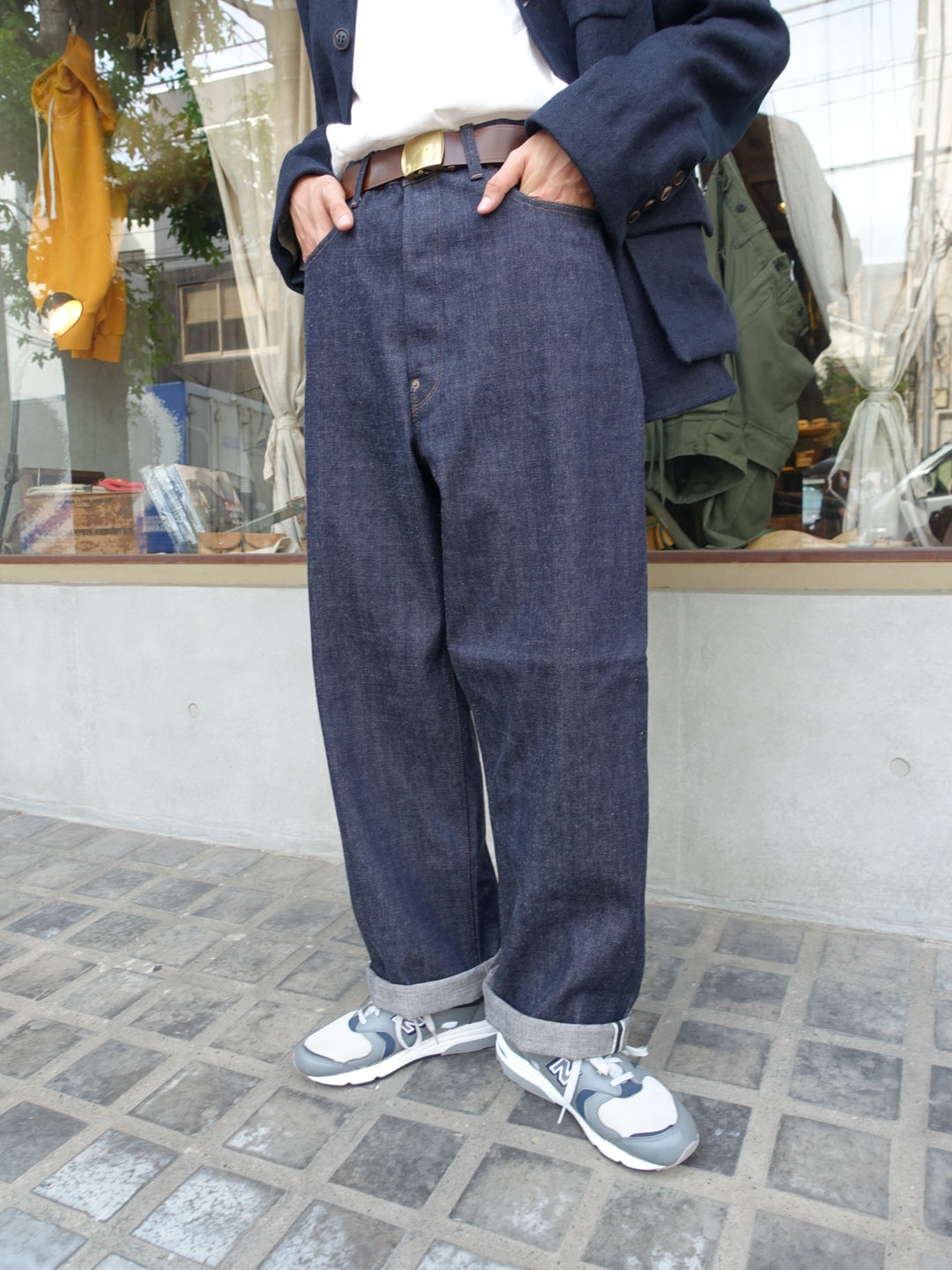 レイルマンデニムNigel Cabourn レイルマンデニム　W34