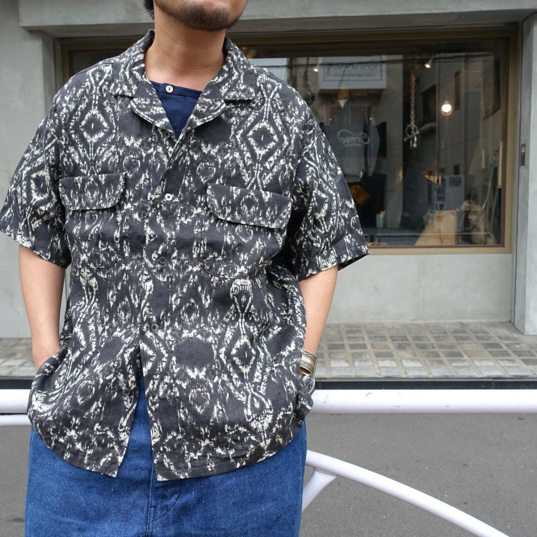 HIGH SUMMER COLLECTION Vol.7》OPEN COLLAR SHIRT - Tribal