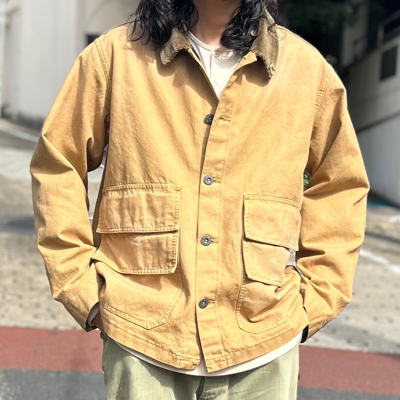 Nigel Cabourn ハンティングジャケット 日本製肩幅55cm