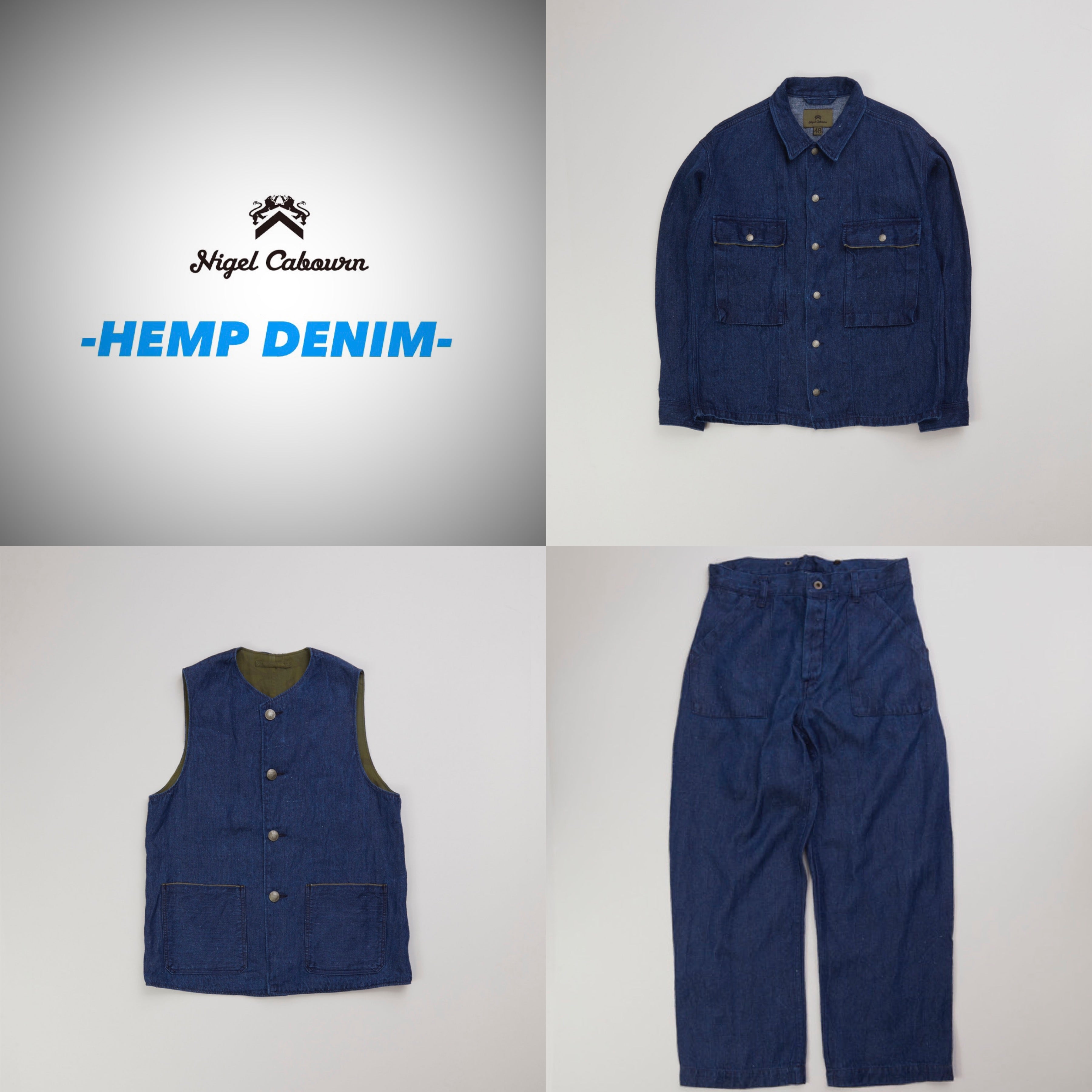 MUST BUY-HEMP DENIM- – ナイジェル・ケーボン オンラインストア/Nigel