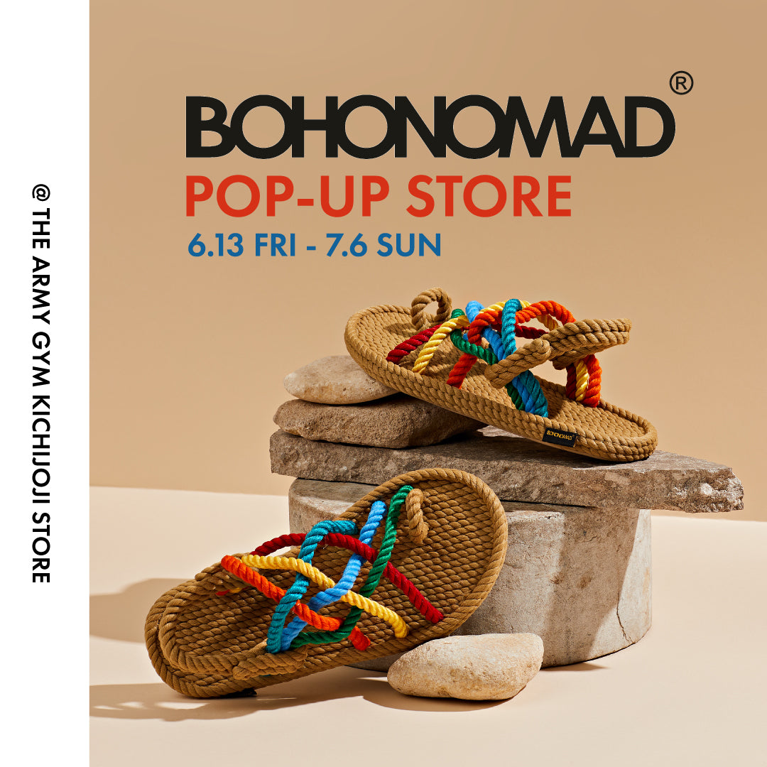 《吉祥寺店》BOHONOMAD POP UP STORE 開催のお知らせ