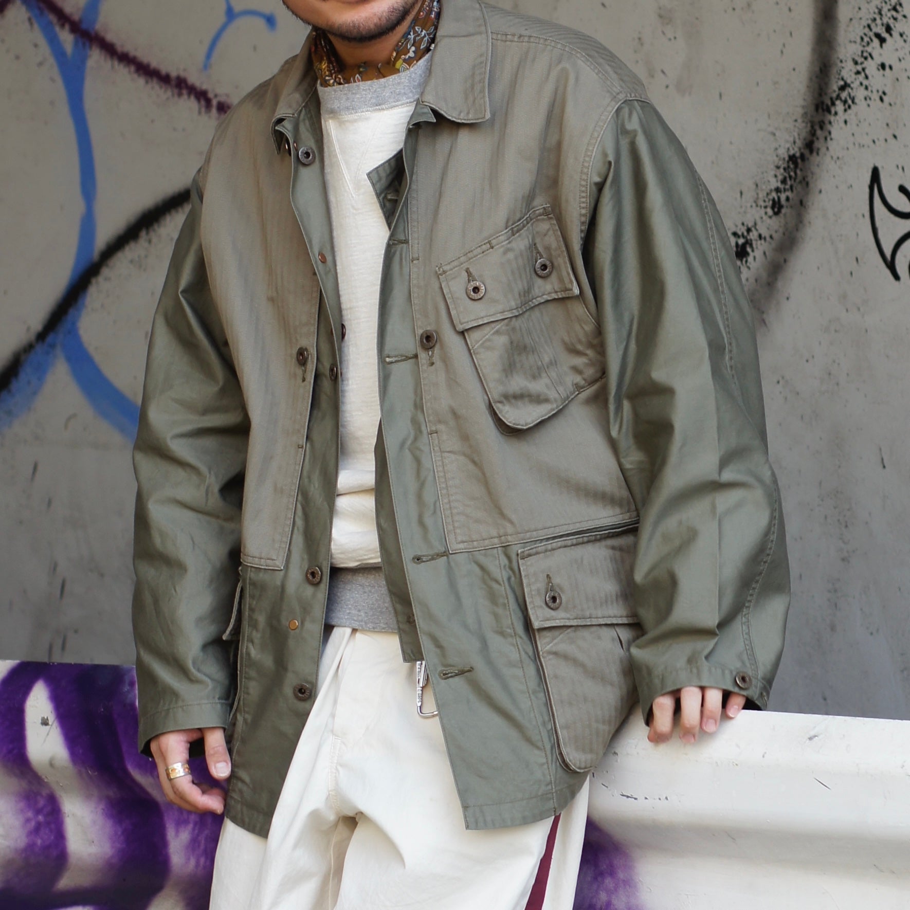 米国軍屈指の名作を折衷》FATIGUE JACKET – ナイジェル・ケーボン