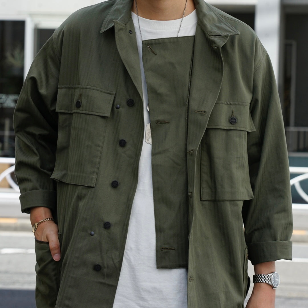 軍のテストサンプルから生まれたミリタリージャケット》FATIGUE JACKET
