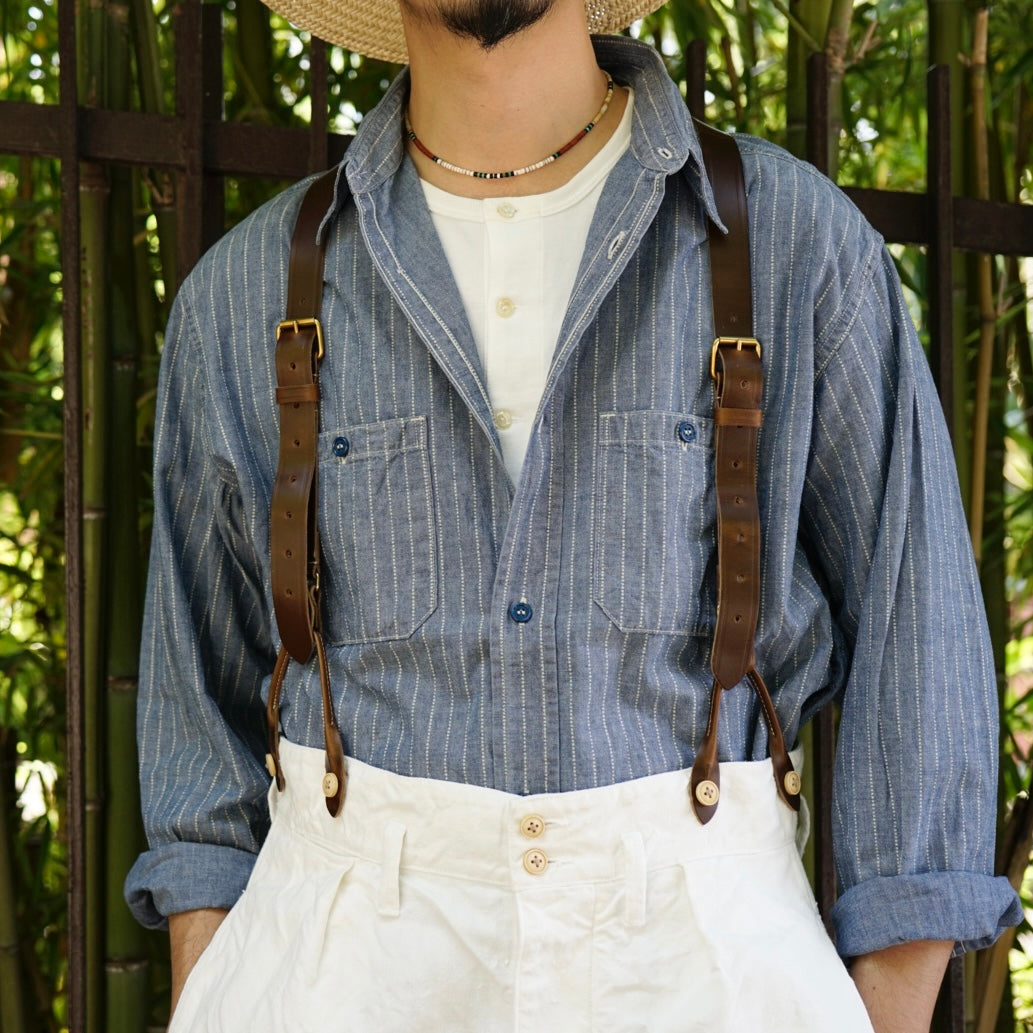1900年代初頭のファブリック》 US NAVY SHIRT - WABASH DUNGAREE
