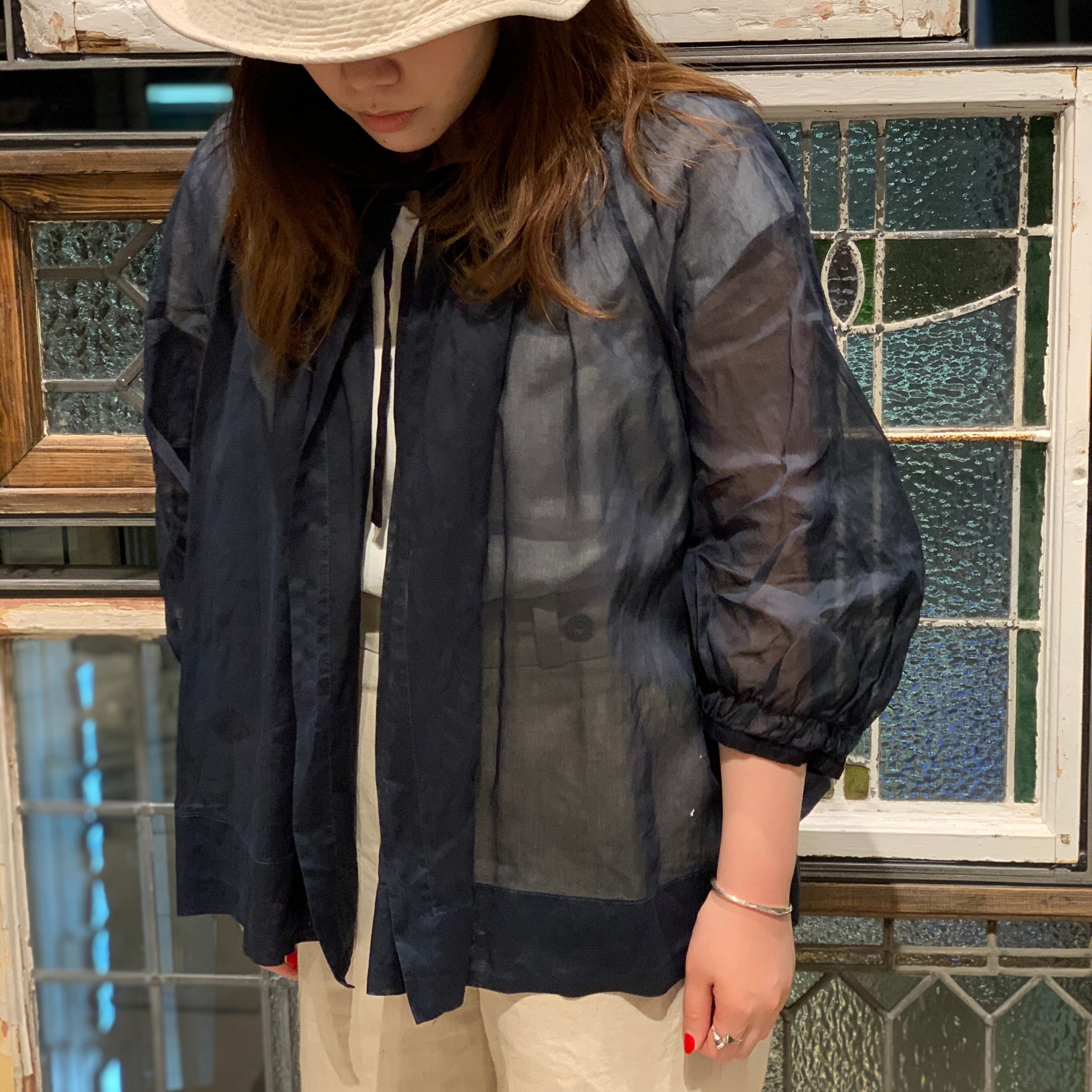 CHURCH SMOCK - COTTON CHIFFON / チャーチスモック - コットン 