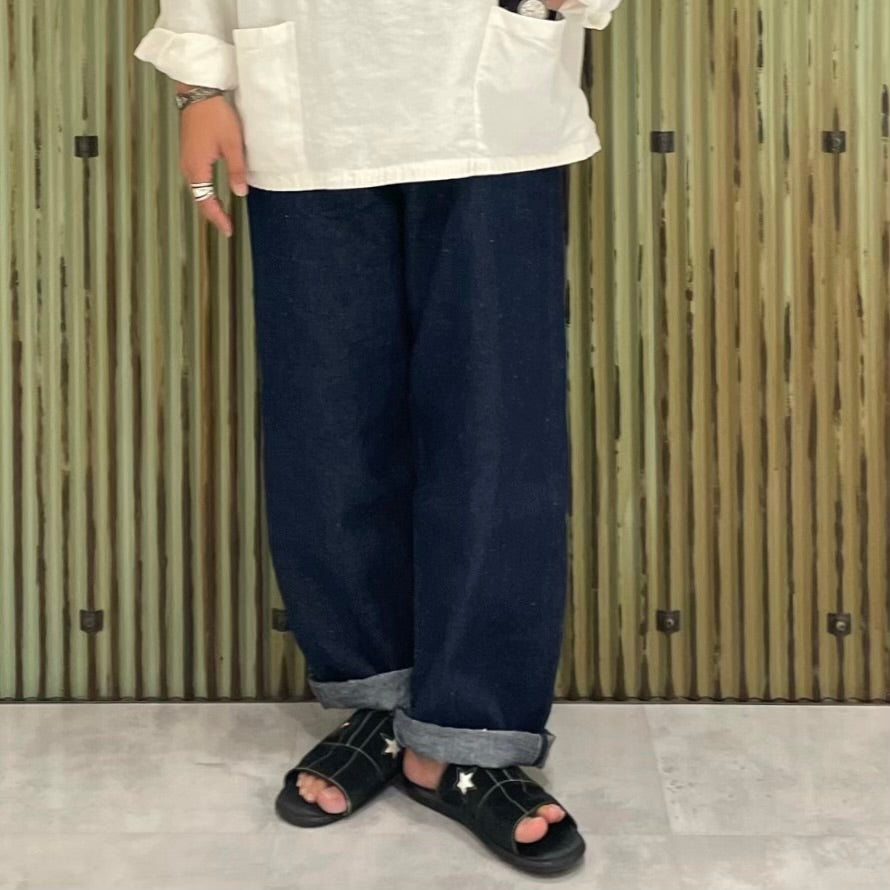 魅惑のドレープ感》HOSPITAL PANT-INDIGO – ナイジェル・ケーボン