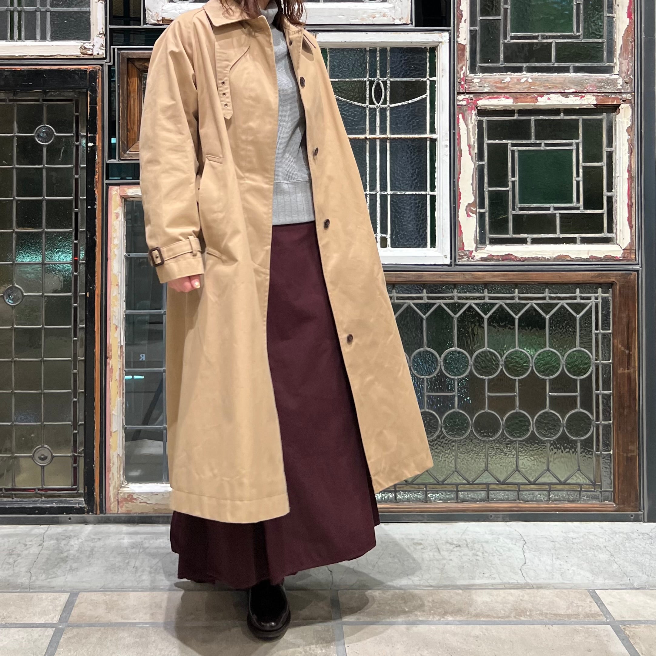 オリジナルファブリック》TURTLE NECK BIG WAFFLE / MAC COAT