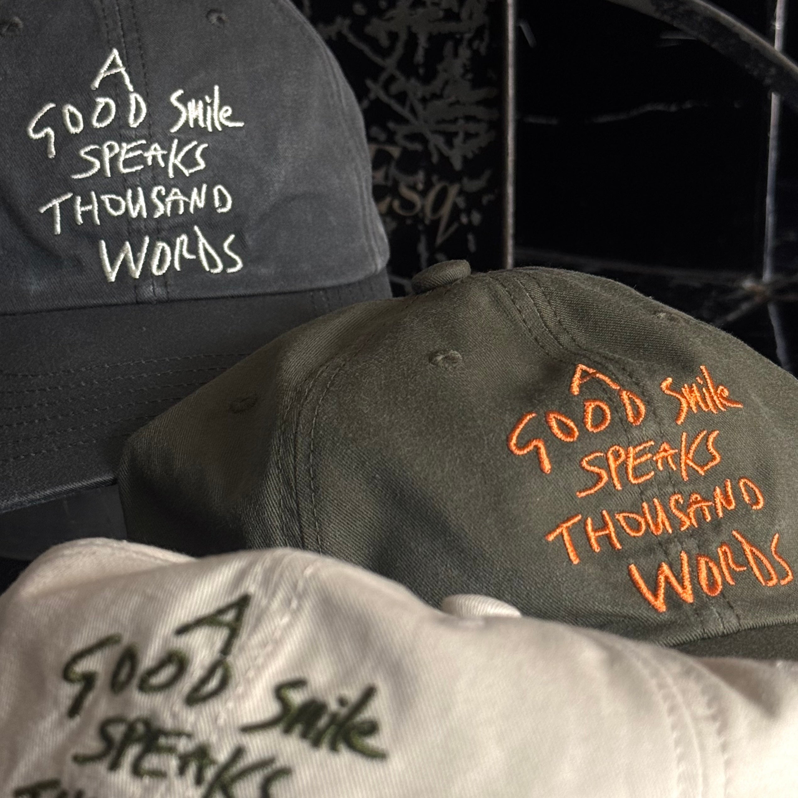 ポイントになるキャップ》EMBROIDERY BB MESSAGE CAP – ナイジェル