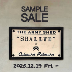 《SAMPLE ITEM》入荷のお知らせ