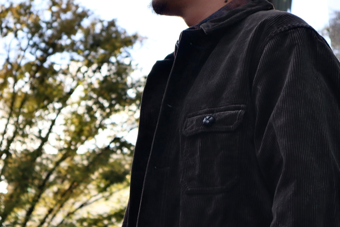 迫力・雰囲気、圧巻の8Wコーデュロイ 》FRENCH WORK JACKET -8W 迫力・雰囲気、圧巻の8Wコーデュロイ 》FRENCH WORK JACKET -8W