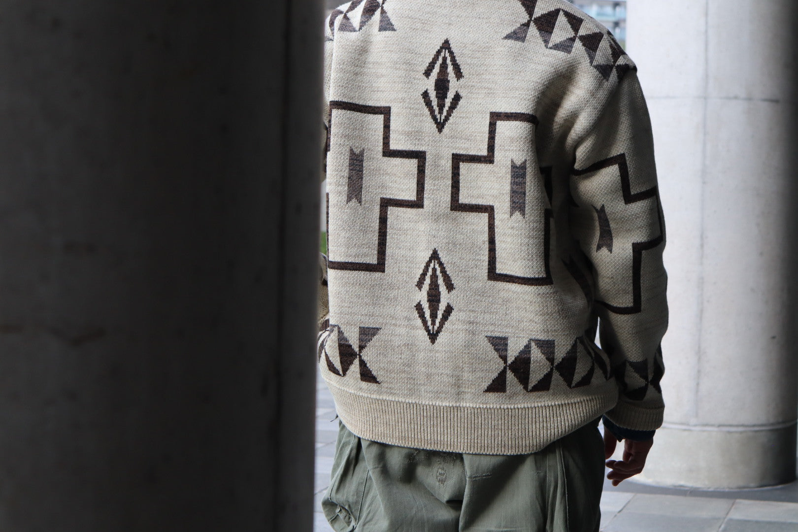 高機能ダウンにネイティブ柄で冬装う》Nigel Cabourn x MAMMUT - IN