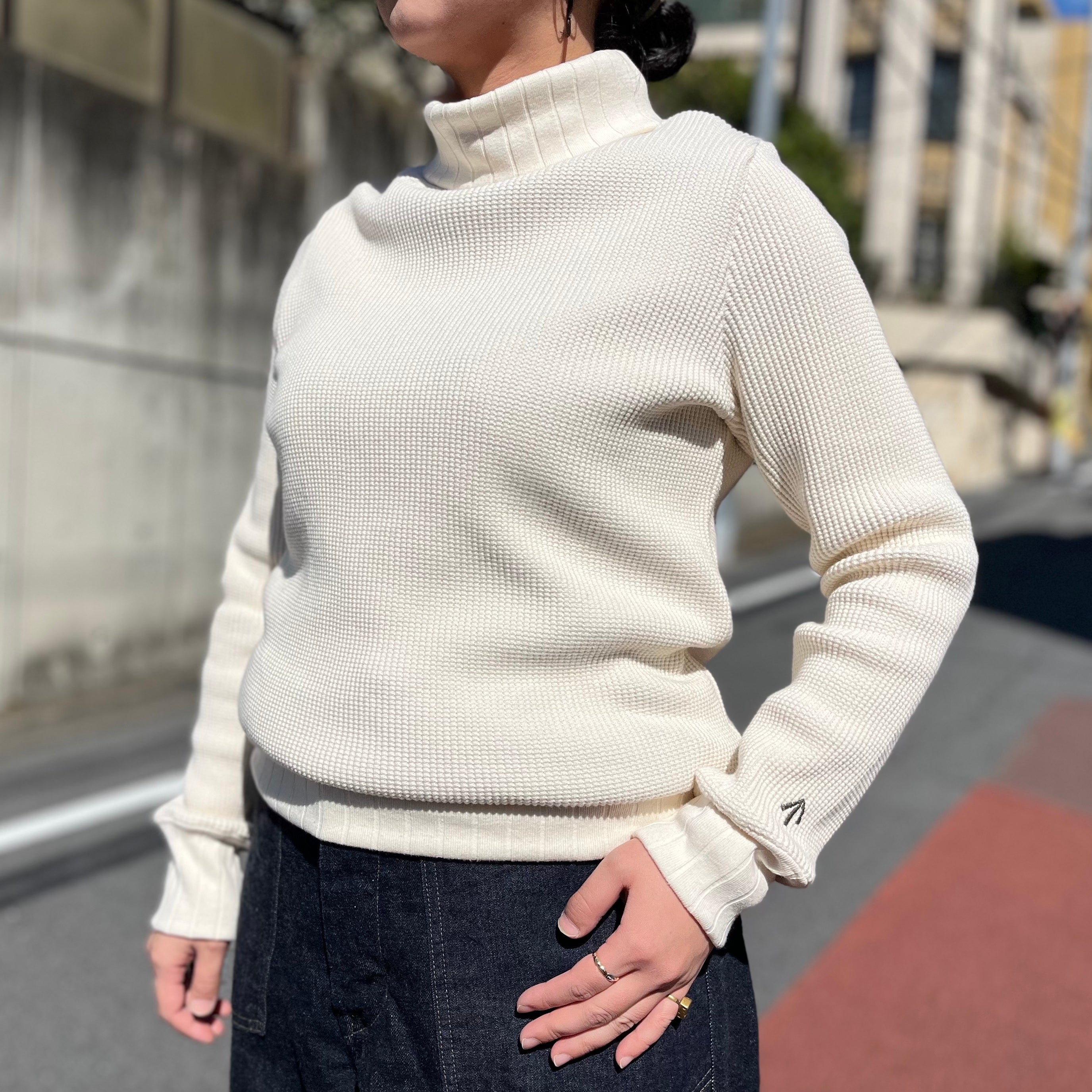 《秋冬の定番》TURTLE NECK BIG WAFFLE ナイジェル・ケーボン オンラインストア/Nigel Cabourn