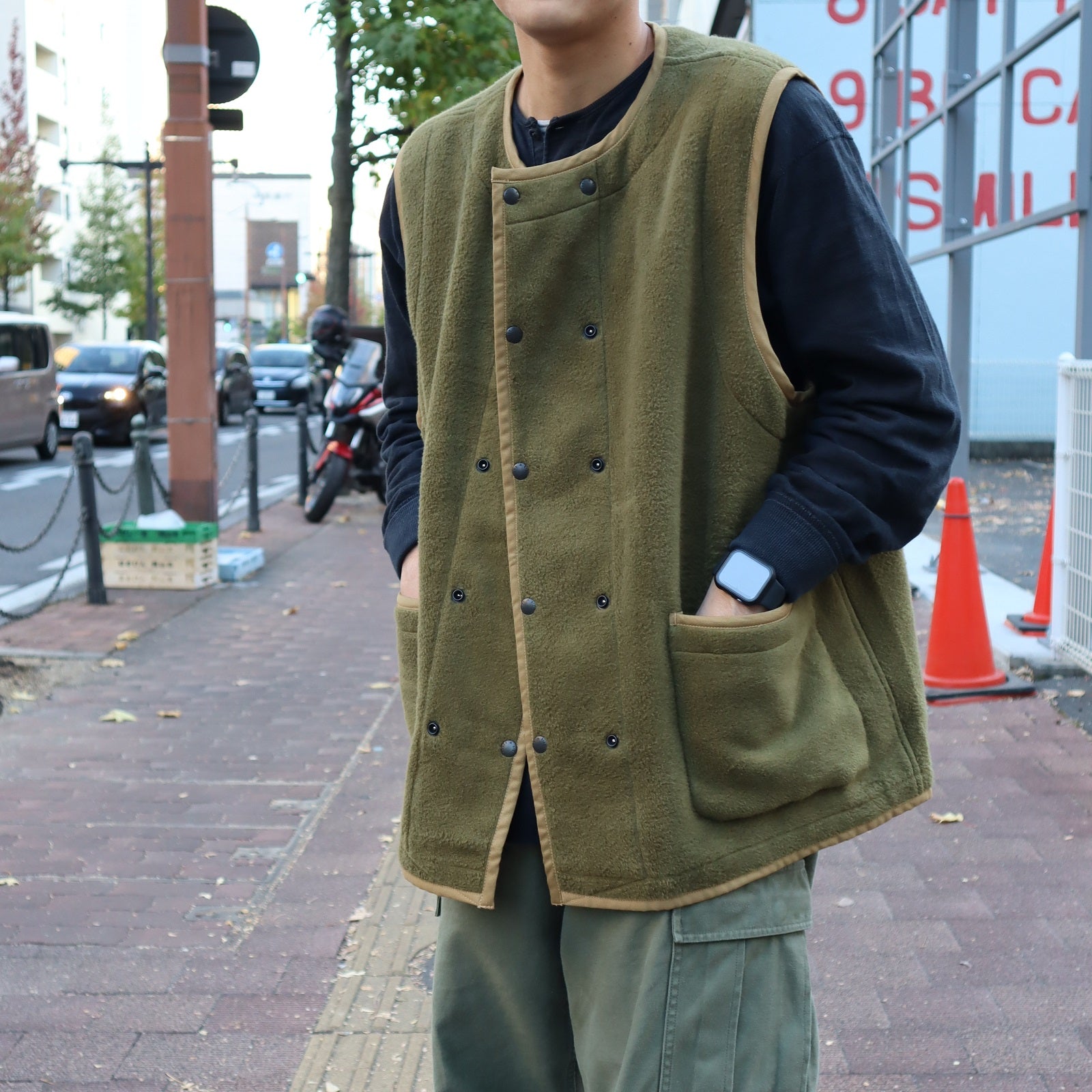 【ベストの枠に収まらない】LINER VEST REVERSIBLE - COTTON