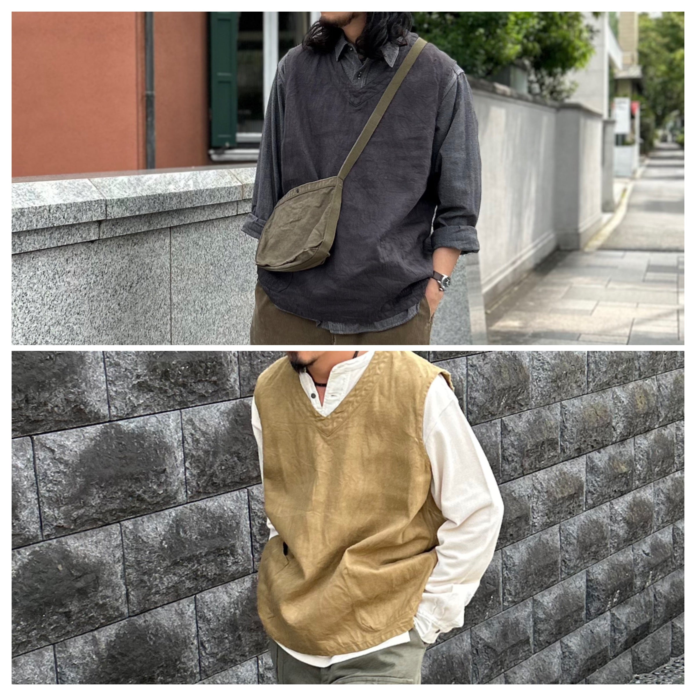 秋のレイヤード》HEMP VEST – ナイジェル・ケーボン オンラインストア