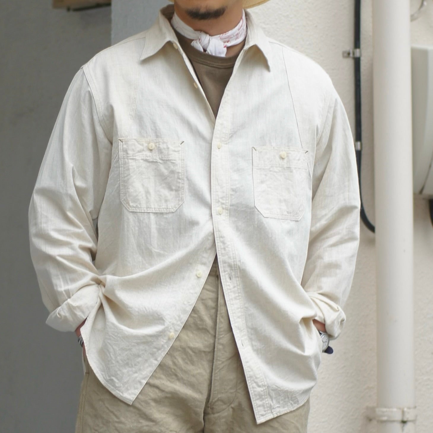 HIGH SUMMER COLLECTION》NEW MEDICAL SHIRT - COTTON / LINEN
