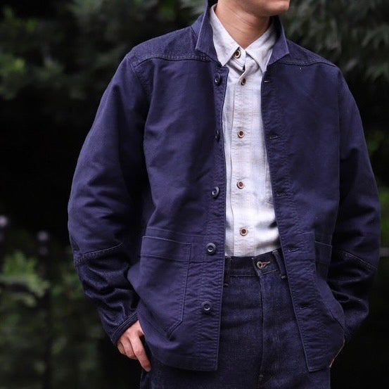 労働者の象徴》ENGINEER JACKET - MOLESKIN ＋ DENIM – ナイジェル