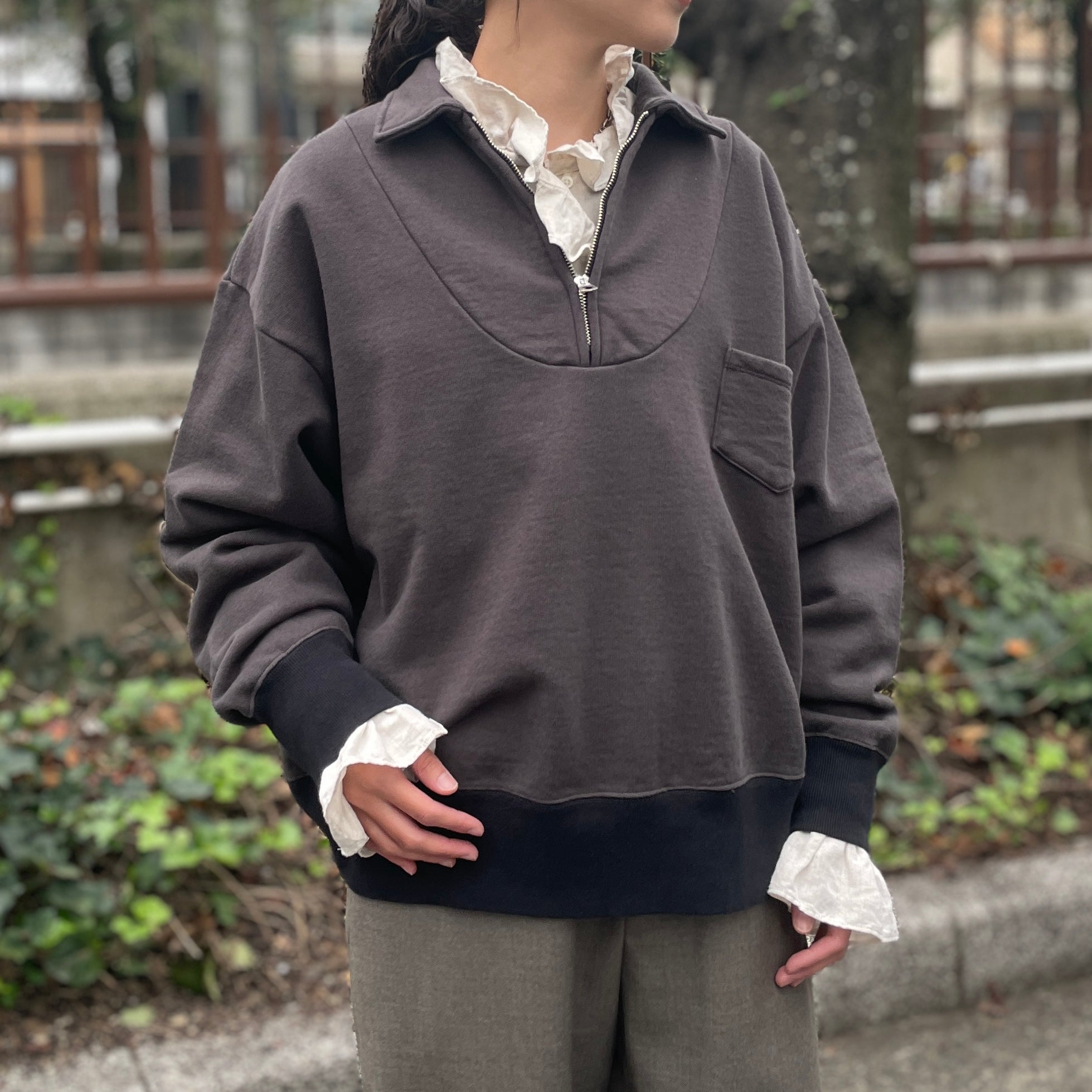 着回し力の高い》ZIP UP SWEAT - TWO TONE – ナイジェル・ケーボン オンラインストア/Nigel Cabourn ONLINE  STORE