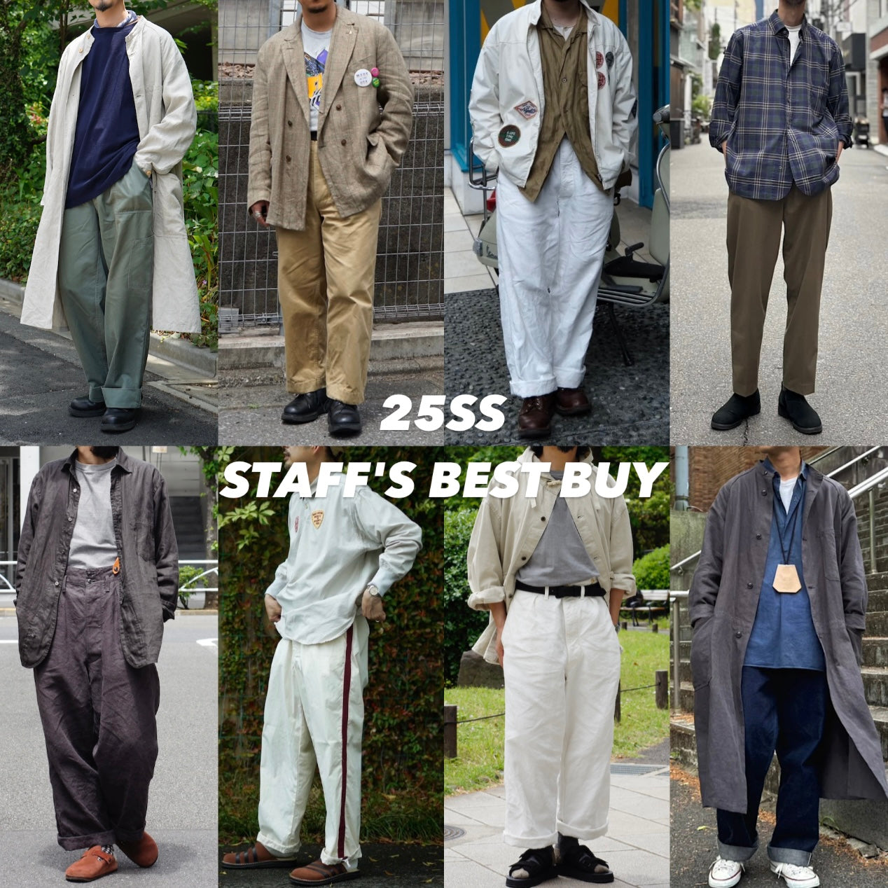【古着】ベルト付き ロングコート Nigel Cabourn (白/アイボリー) 古着】ベルト付き ロングコート Nigel Cabourn (白/アイボリー