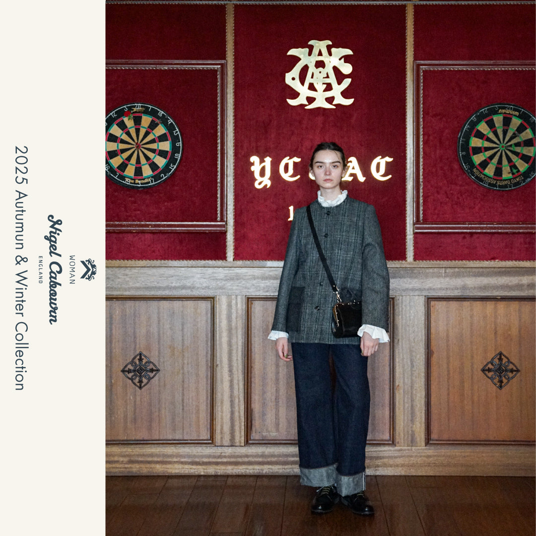 カホン　ココナッツブラウン×キャデラックグリーン 9 質実剛健な一足》Nigel Cabourn x CAT FOOTWEAR – ナイジェル
