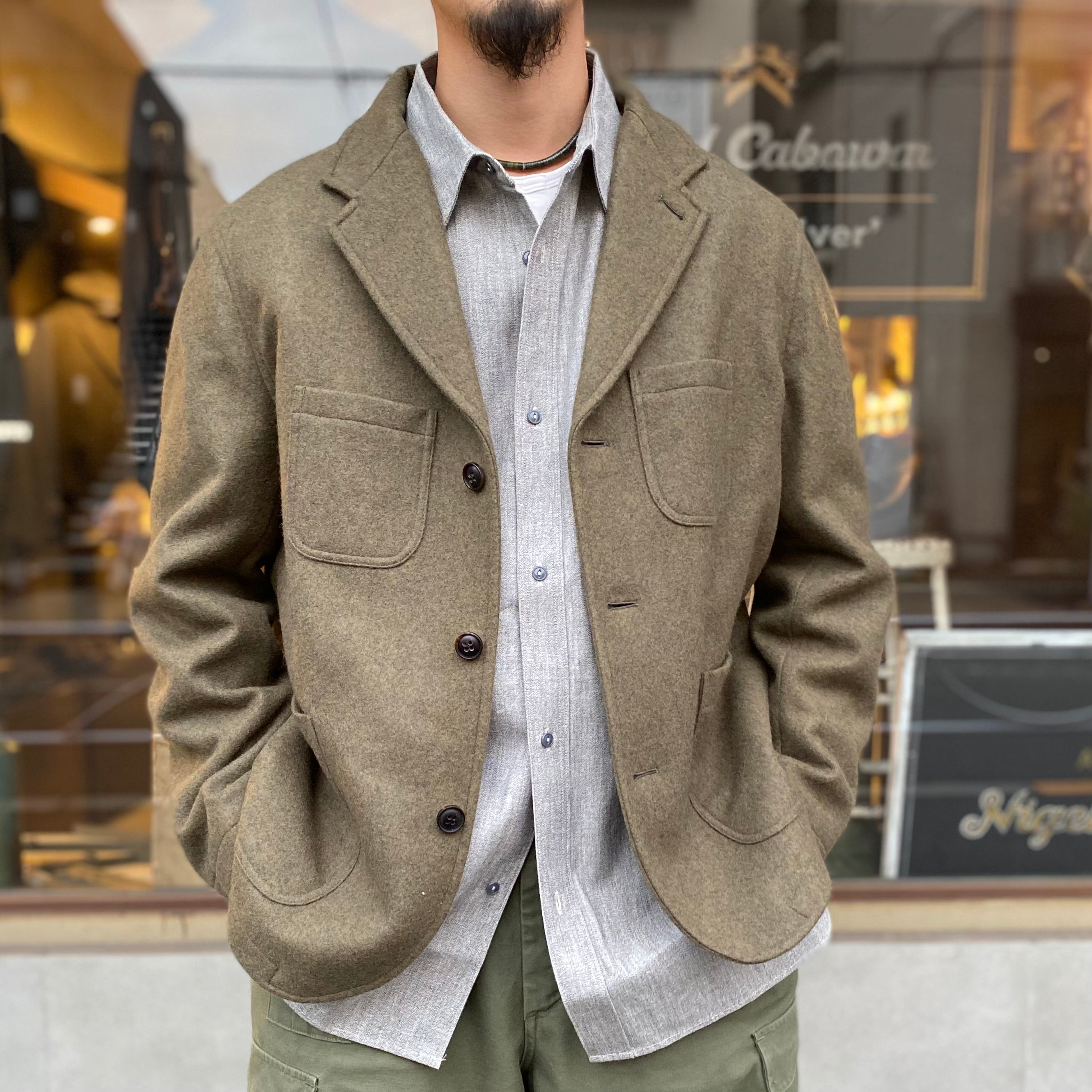 イギリス製の隠れた名品》SB BLAZER - WOOL – ナイジェル・ケーボン オンラインストア/Nigel Cabourn ONLINE  STORE