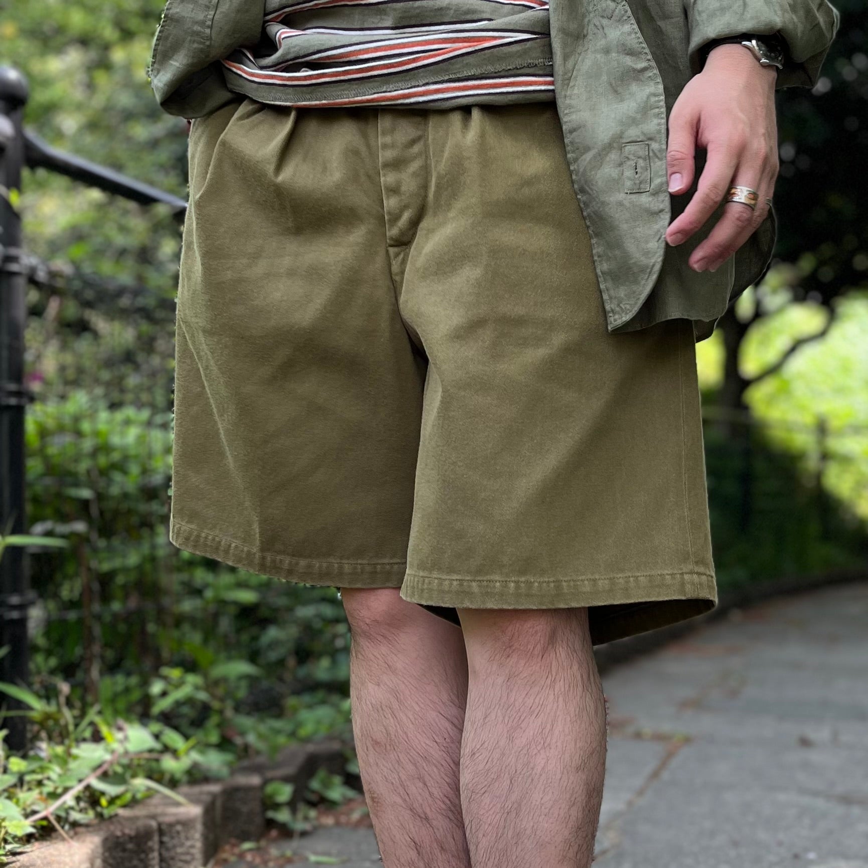 今季あの名作をショーツに》BATTLE DRESS SHORT - INDIAN TWILL