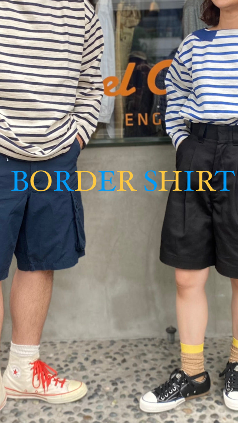 ユニセックスのサイズ展開》 BRITISH ARMY BORDER SHIRT - 14.1