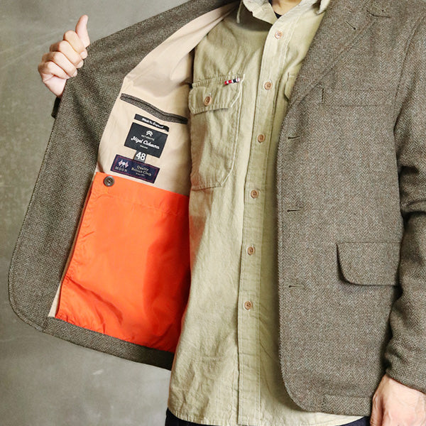 トラッド、かつ斬新。WOOL SKIRT BLAZER – ナイジェル・ケーボン