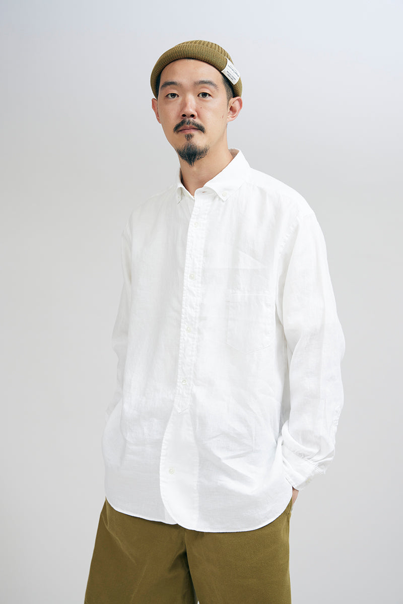 【ナイジェル・ケーボン】MAN / ブリティッシュオフィサーズシャツ - タイプ2 ヘンプ / BRITISH OFFICERS SHIRT - TYPE2 HEMP