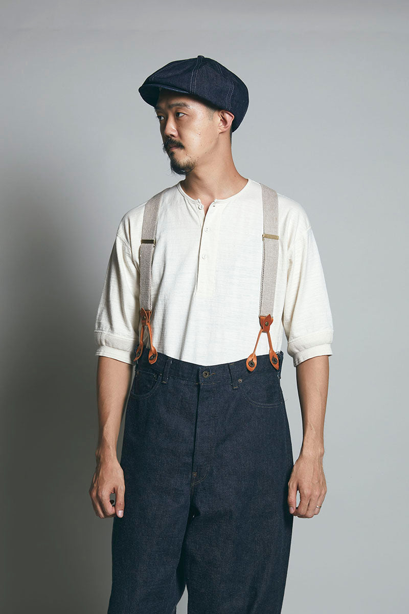 【ナイジェル・ケーボン】MAN / USアーミーサスペンダー - リネン / US ARMY SUSPENDER -LINEN