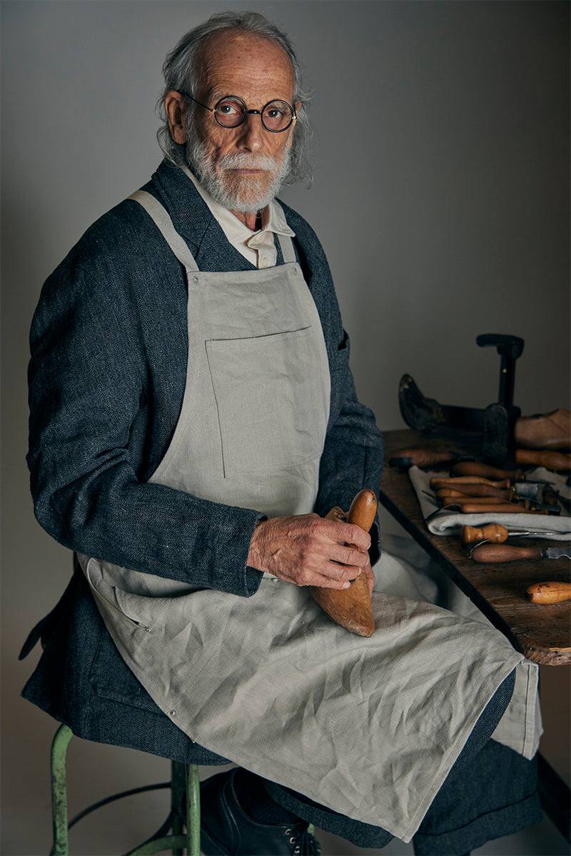 【ナイジェル・ケーボン】MAN / コブラージャケット - ヘンプストライプ / COBBLER JACKET - HEMP STRIPE