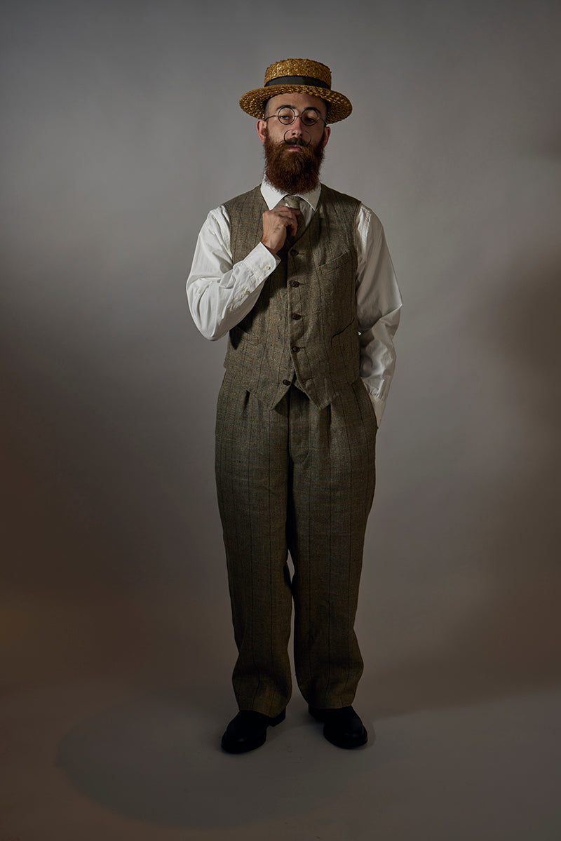 ナイジェル・ケーボン】MAN / エンジニアベスト - ヘンプリネン