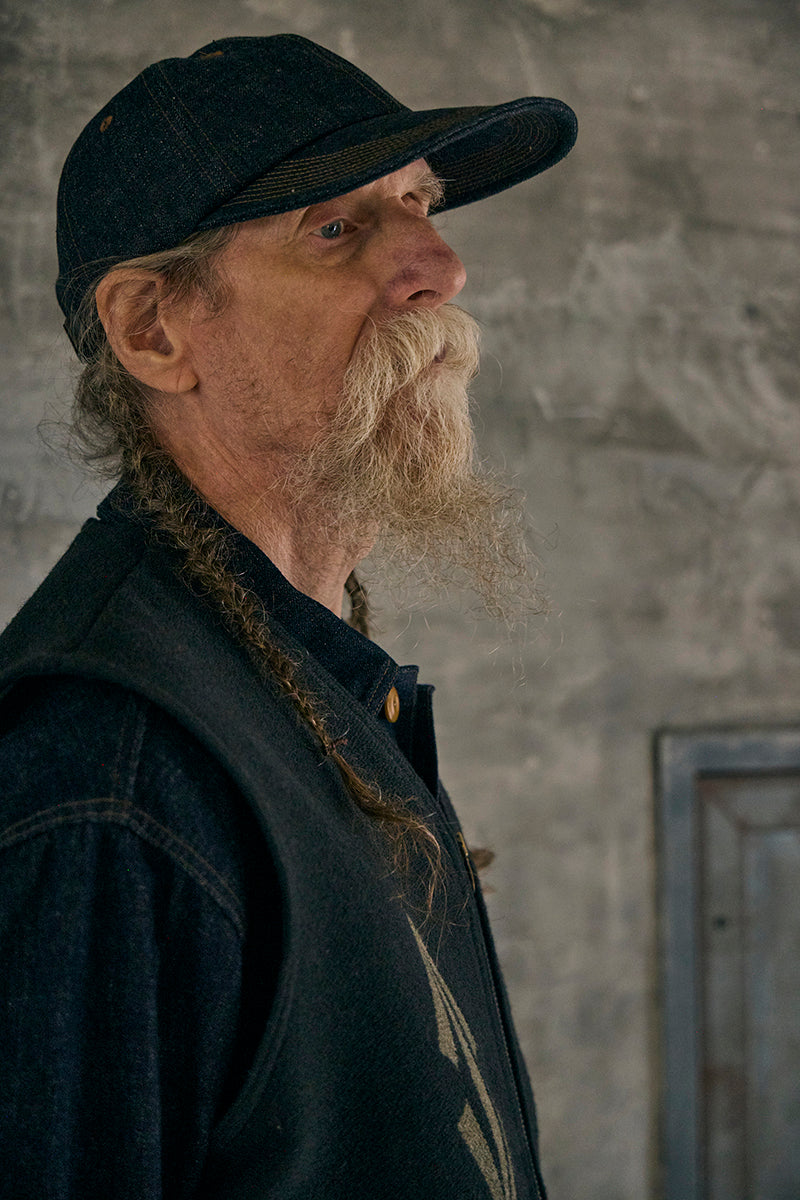 ナイジェリルケーボンボンバーキャップ ナイジェル・ケーボン】MAN / ベースボールキャップ - デニム