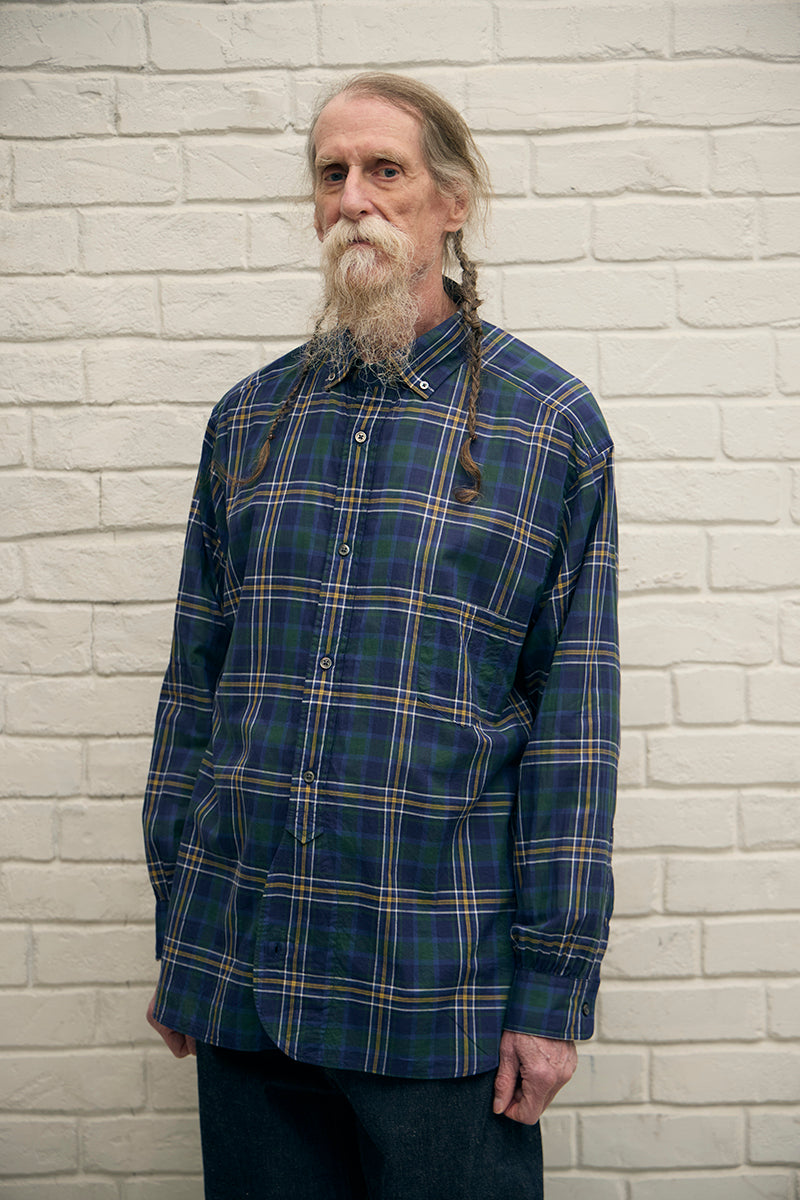 【ナイジェル・ケーボン】MAN / ブリティッシュオフィサーズシャツ - タイプ2 チェック / BRITISH OFFICERS SHIRT - TYPE2 CHECK
