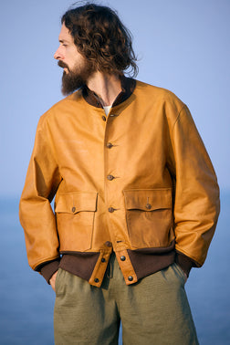 予約商品【ナイジェル・ケーボン】MAN / A-1 フライトジャケット - ホースヌバック / A-1 FLIGHT JACKET - HORSE NUBUCK