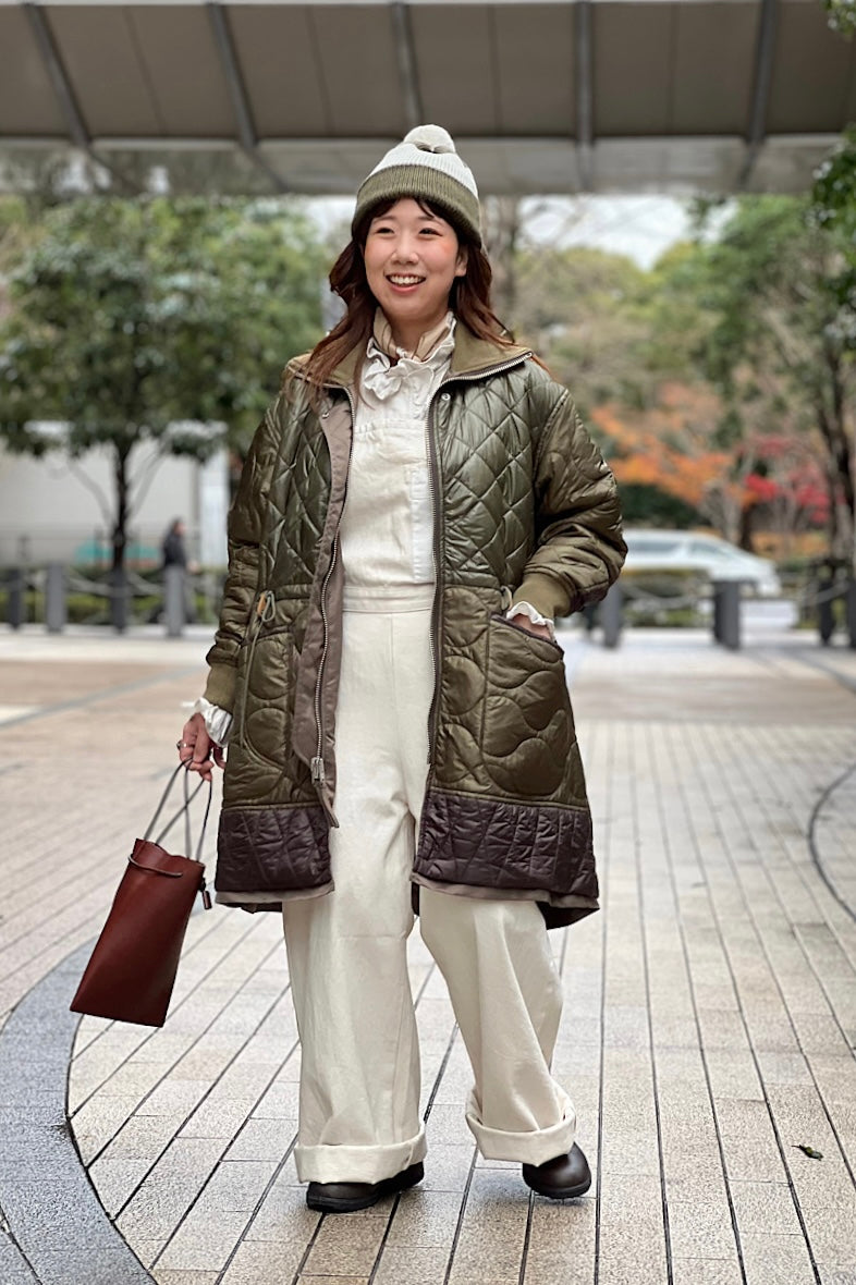【週末限定価格】Nigel Cabourn WOMAN【M-47】 Styling]Nigel Cabourn WOMAN THE ARMY GYM GINZA NOVO STORE 2025.12