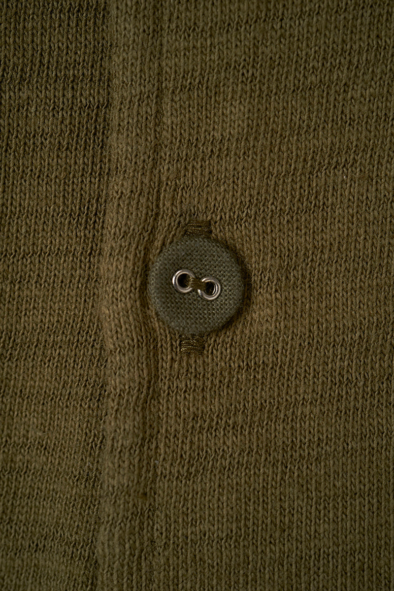 【ナイジェル・ケーボン】MAN / 50sヘンリーネックシャツ / 50s HENLEY NECK SHIRT