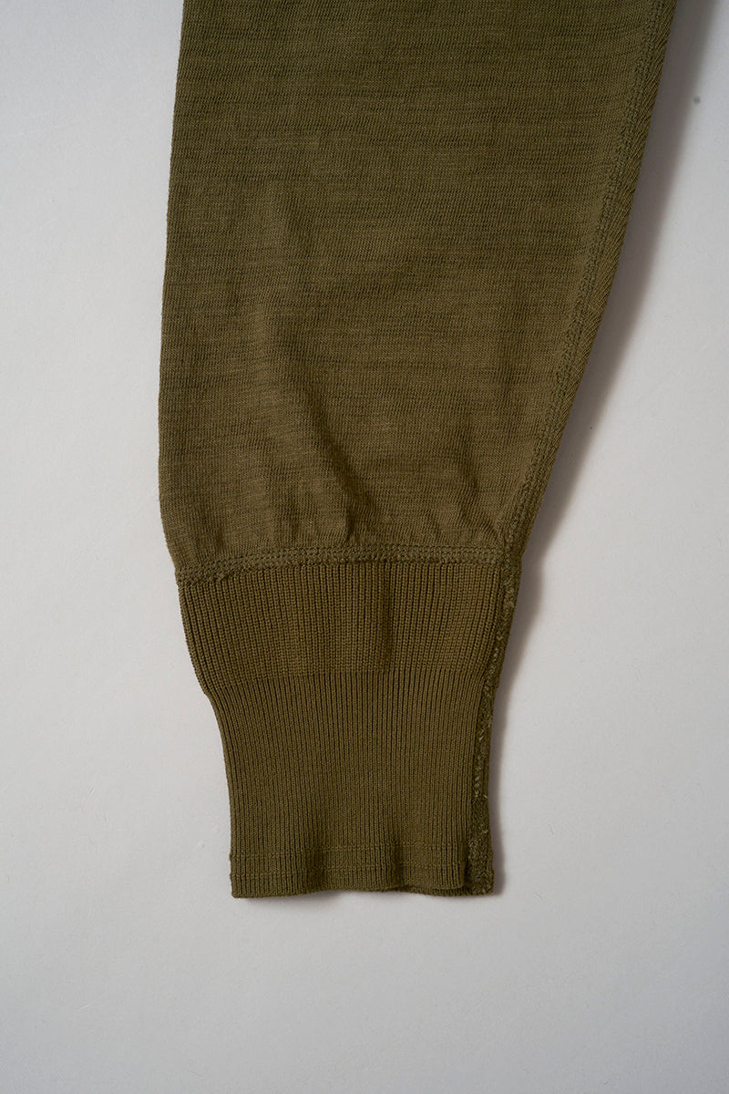 【ナイジェル・ケーボン】MAN / 50sヘンリーネックシャツ / 50s HENLEY NECK SHIRT