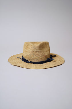 【ナイジェル・ケーボン】MAN / ナイジェル・ケーボン×スーパーデューパー - ストローハット / Nigel Cabourn x SUPERDUPER STRAW HAT