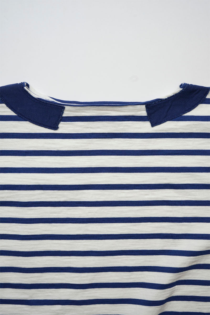 【ナイジェル・ケーボン】UNISEX / ブリティッシュアーミー 14.1オンス スラブボーダーシャツ / BRITISH ARMY 14.1oz SLUB BORDER SHIRT