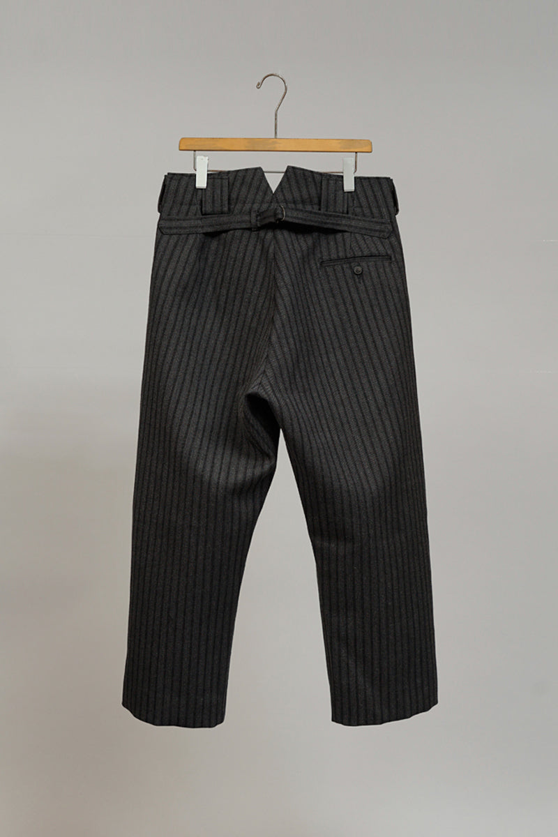 【ナイジェル・ケーボン】MAN / ファーマーパンツ - ストライプダブルクロス / FARMER PANT - STRIPE DOUBLE CLOTH