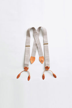 【ナイジェル・ケーボン】MAN / USアーミーサスペンダー - リネン / US ARMY SUSPENDER -LINEN