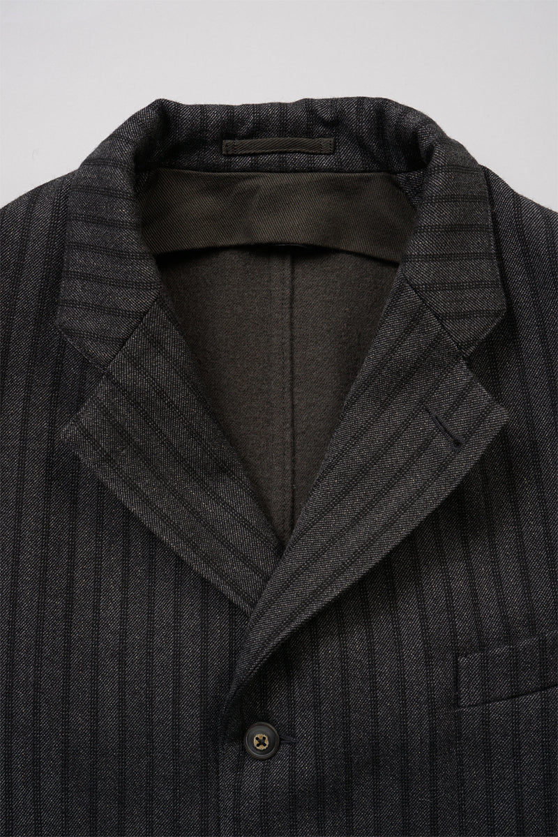 【ナイジェル・ケーボン】MAN / ファーマージャケット - ストライプダブルクロス / FARMER JACKET - STRIPE DOUBLE CLOTH