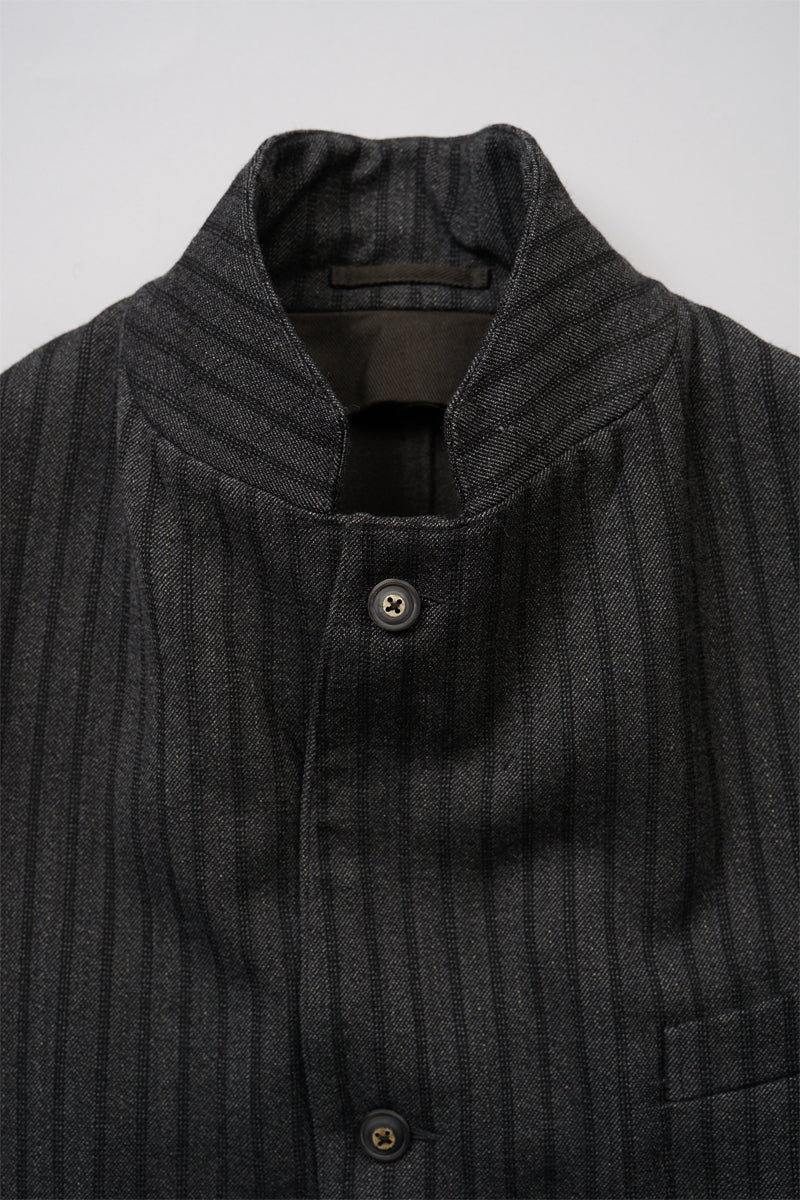 【ナイジェル・ケーボン】MAN / ファーマージャケット - ストライプダブルクロス / FARMER JACKET - STRIPE DOUBLE CLOTH