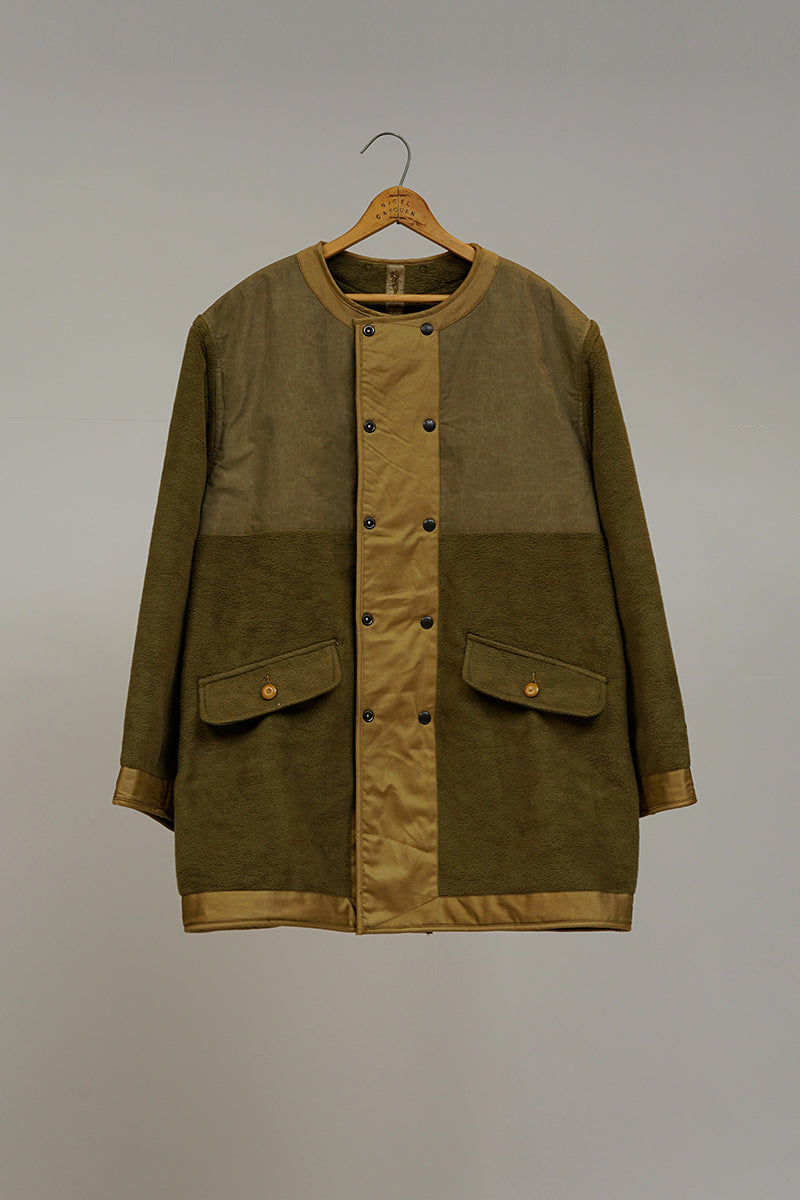 【ナイジェル・ケーボン】WOMAN / ライナージャケット リバーシブル - コットンブランケット / LINER JACKET REVERSIBLE - COTTON BLANKET