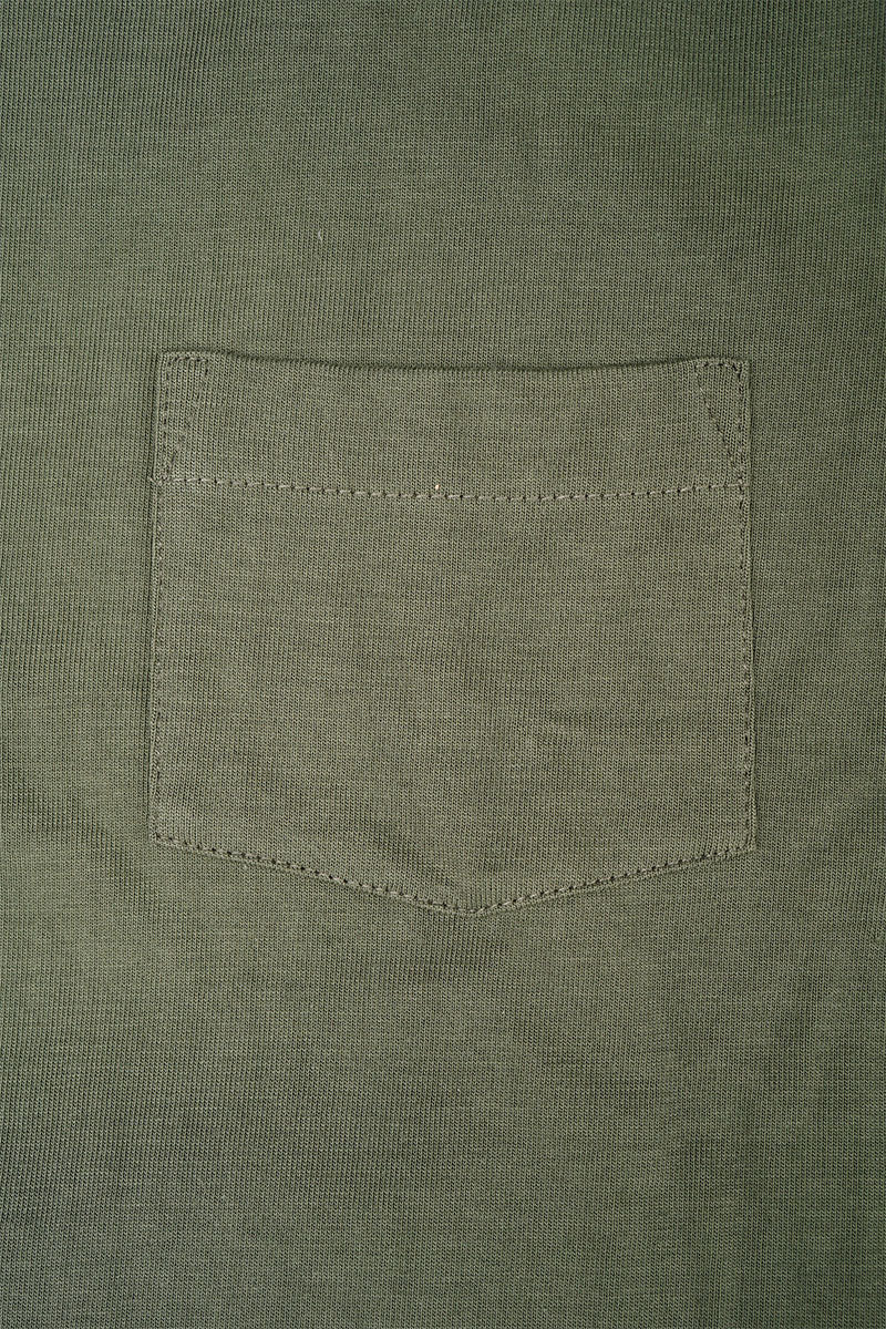 【ナイジェル・ケーボン】MAN / Nigel Cabourn × Merz b.Schwanen - ヘンリーネックシャツ