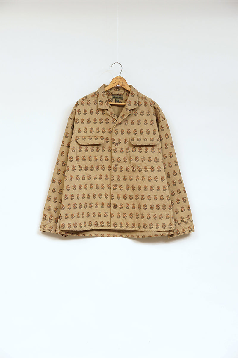 【ナイジェル・ケーボン】MAN / オープンカラーシャツ - ロクタパターン / OPEN COLLAR SHIRT - ROKUTA PATTERN