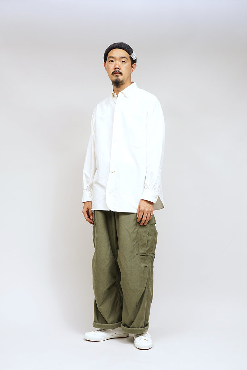 【ナイジェル・ケーボン】MAN / ブリティッシュオフィサーズシャツ - タイプ2 / BRITISH OFFICERS SHIRT - TYPE2 OX