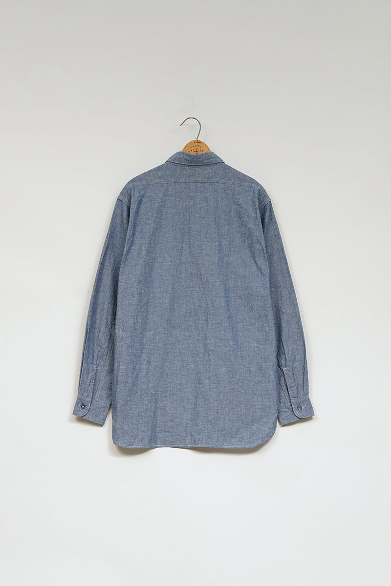 【ナイジェル・ケーボン】MAN / USネイビーシャツ - ダンガリー / US NAVY SHIRT - DUNGAREE