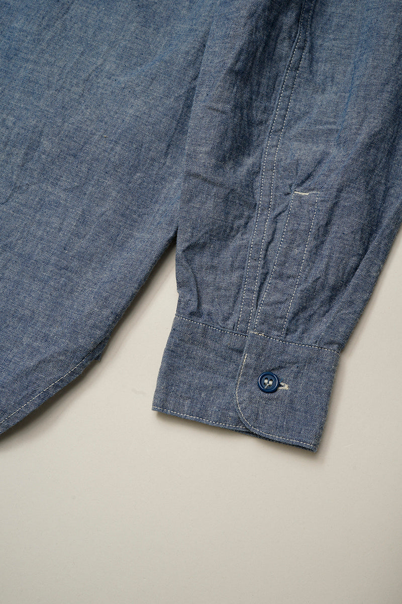 【ナイジェル・ケーボン】MAN / USネイビーシャツ - ダンガリー / US NAVY SHIRT - DUNGAREE