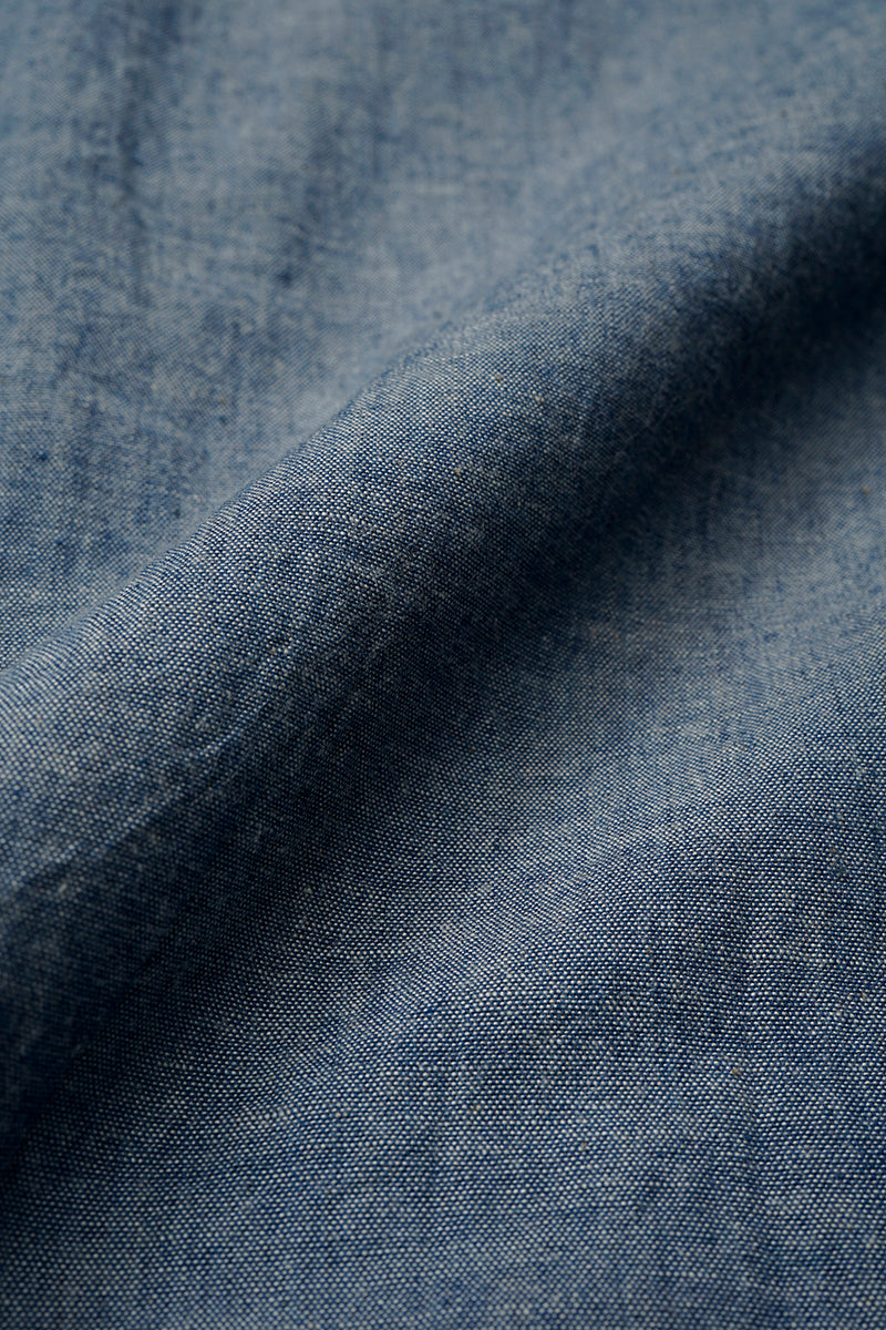 【ナイジェル・ケーボン】MAN / USネイビーシャツ - ダンガリー / US NAVY SHIRT - DUNGAREE
